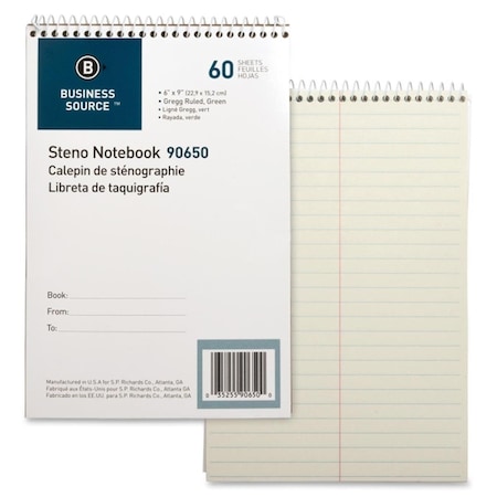 Davenport Bus. Source Green Tint Steno Notebook DA479530